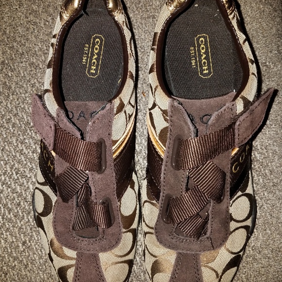 Coach Shoes - Coach signature logo Jenny sneaker 7.5